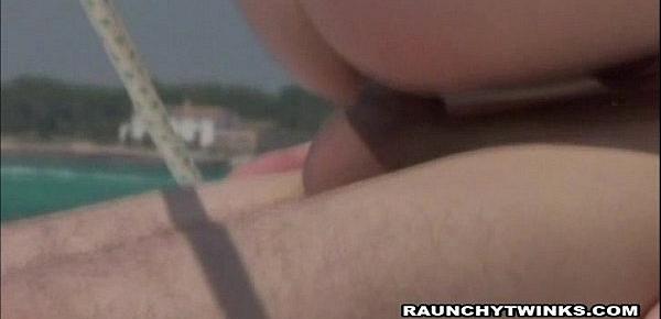  Two Naughty Twinks Gets Boat Ride Fucking